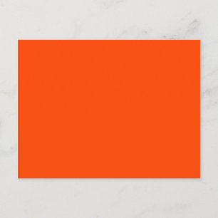 colour orange red postcard