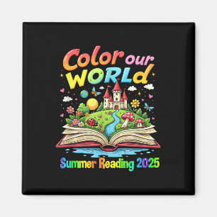 Colour Our World Summer 2025 Summer Reading Progra Magnet