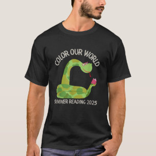Colour Our World Summer 2025 Summer Reading Progra T-Shirt