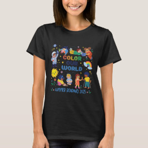 Colour Our World Summer Reading 2025 Book Kids Boy T-Shirt