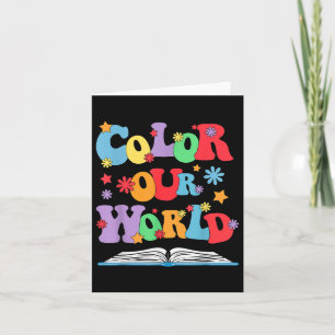 Colour Our World Summer Reading 2025 Creativity En Card