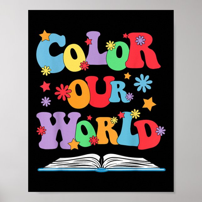 Colour Our World Summer Reading 2025 Creativity En Poster (Front)