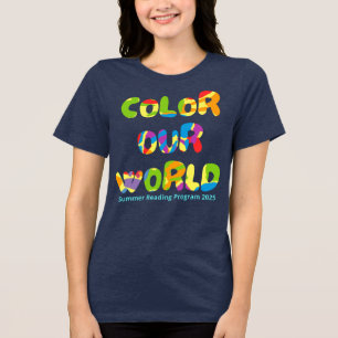 Colour Our World Summer Reading 2025 Creativity Tri-Blend Shirt