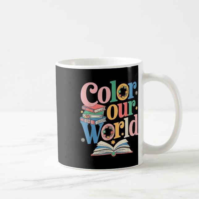 Colour Our World Summer Reading 2025 Creativity Wi Coffee Mug (Right)