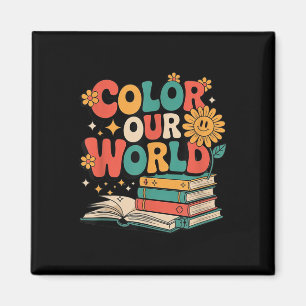 Colour Our World Summer Reading 2025 Creativity Wi Magnet