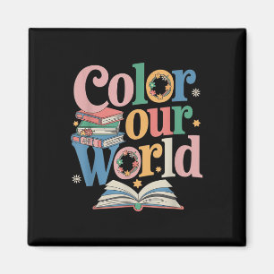 Colour Our World Summer Reading 2025 Creativity Wi Magnet