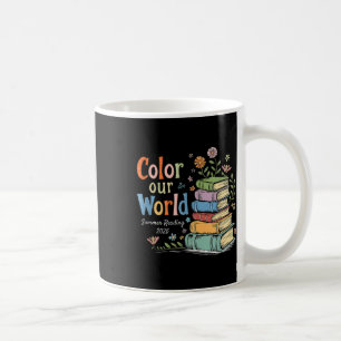 Colour Our World Summer Reading 2025 Library Progr Coffee Mug