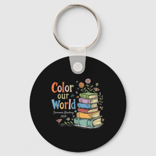 Colour Our World Summer Reading 2025 Library Progr Key Ring