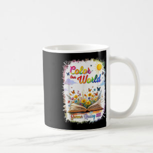 Colour Our World Summer Reading Book Wildflowers B Coffee Mug