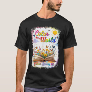 Colour Our World Summer Reading Book Wildflowers B T-Shirt