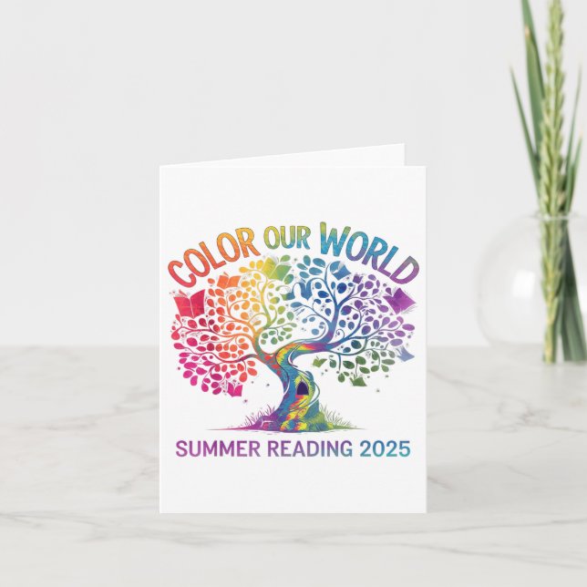 Colour Our World Summer Reading Program 2025 Book  (Front)