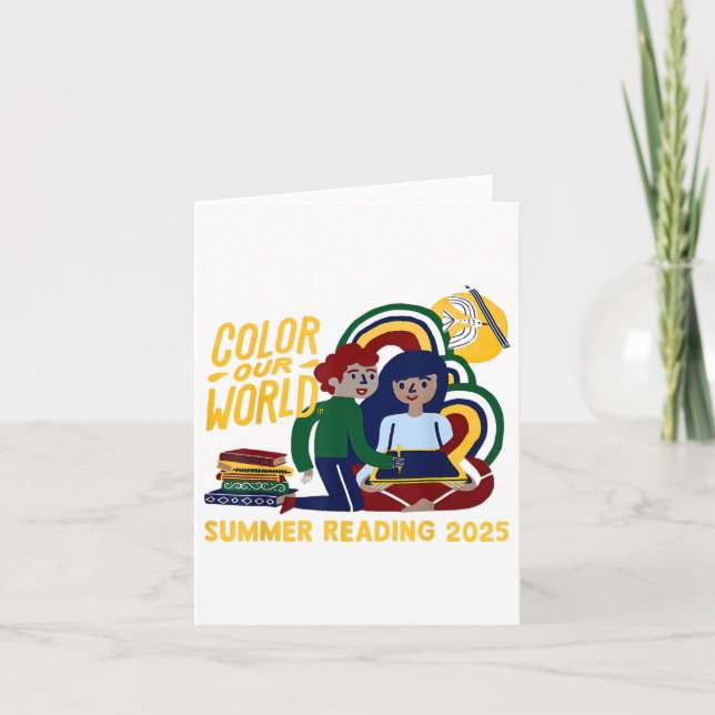 Colour Our World Summer Reading Program 2025 Book  (Front)