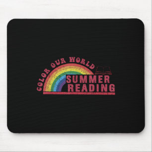 Colour Our World Summer Reading Program 2025 Books Mouse Pad