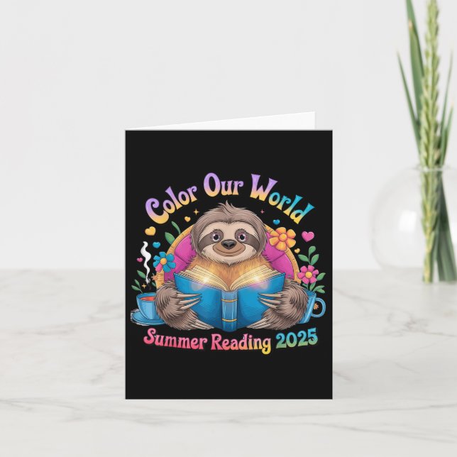 Colour Our World Summer Reading Program 2025 Funny (Front)