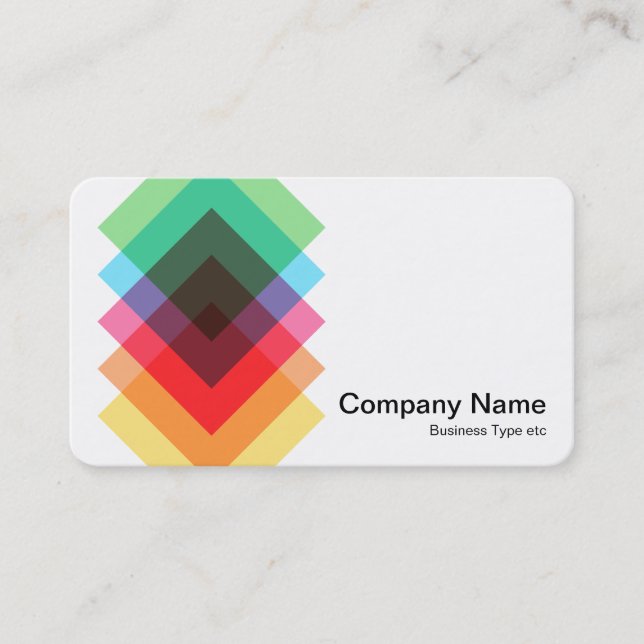 Colour Overlays Business Card (Front)