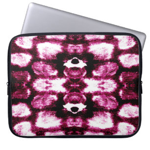 Colour Paint Background. Aquarelle Art. Liquid Ink Laptop Sleeve