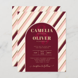 Colour Palette Burgundy Pink Gold Wedding