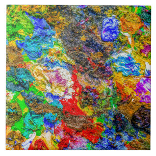 Colour palette ceramic tile