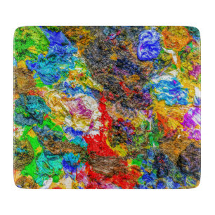 Colour palette cutting board