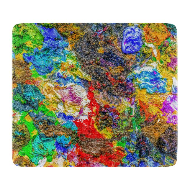 Colour palette cutting board (Front)