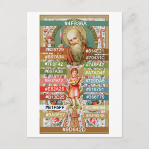 Colour Palette for St. Thomas the Apostle (JMAS 12 Postcard