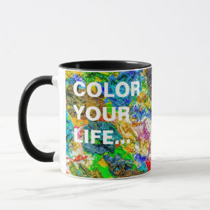 Colour palette mug