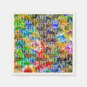 Colour palette napkin