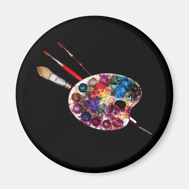 COLOUR PALETTE,Painter Artist Magnet (Front)