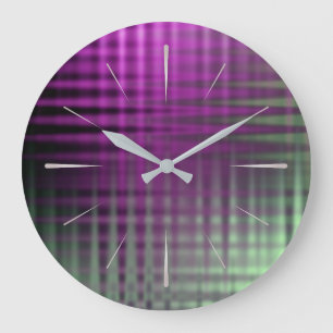 colour pattern 1 large clock