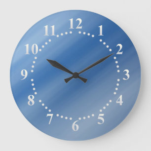 colour pattern 3 large clock