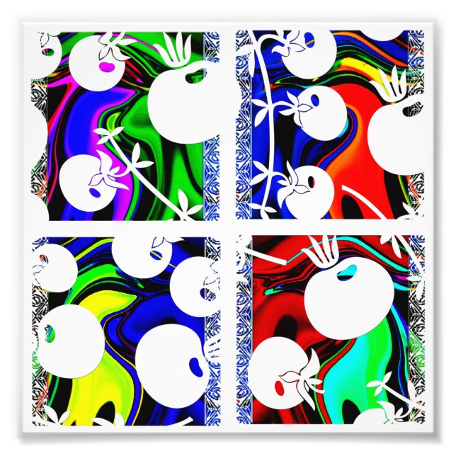 Colour pattern photo print (Front)