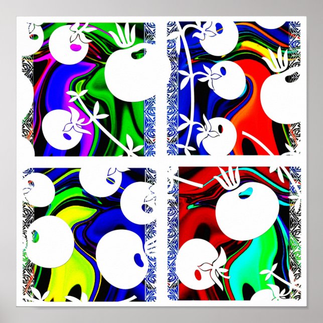 Colour pattern poster (Front)