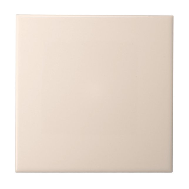 colour peach puff ceramic tile (Front)