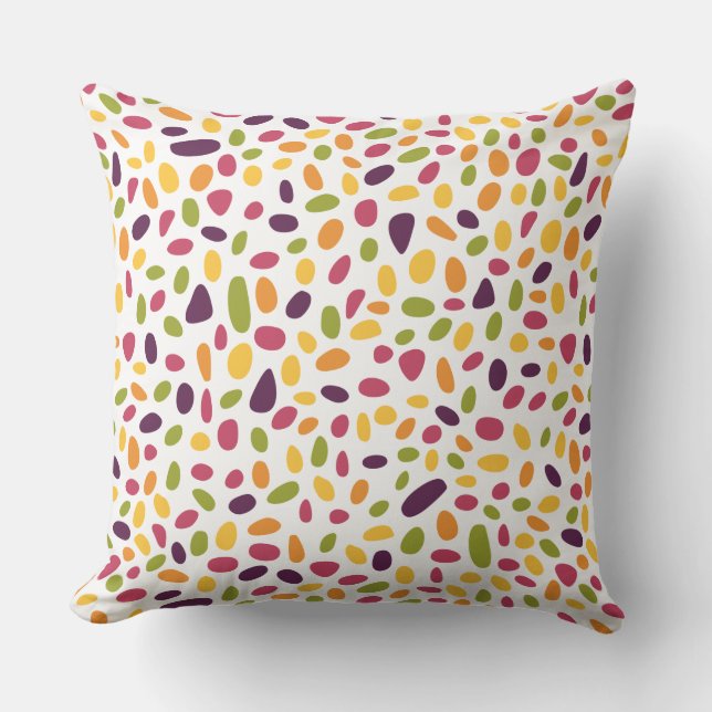Colour Pebble Pattern Cushion (Front)