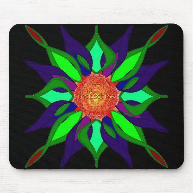 Colour pedals mouse pad (Front)