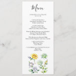 Colour Pencil Art Floral Roses Wedding Menu Card<br><div class="desc">Make a statement at your wedding reception with this captivating "Colour Pencil Art Floral Roses Wedding Menu Card." The vibrant and meticulously drawn floral design exudes elegance and style. Each menu card is a masterpiece, featuring a beautiful colour pencil art of blooming roses. Your guests will be enchanted by the...</div>