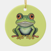 Colour Pencil Drawing Frog