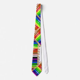 colour pencil tie