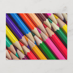 colour pencils crayons background texture postcard
