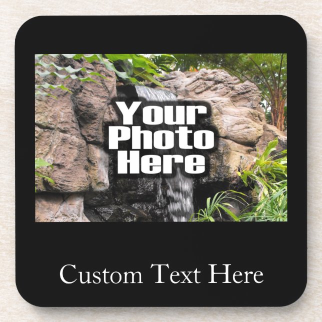 Colour Photo Personalised Coaster (Front)