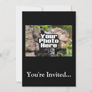 Colour Photo Personalised Invitation