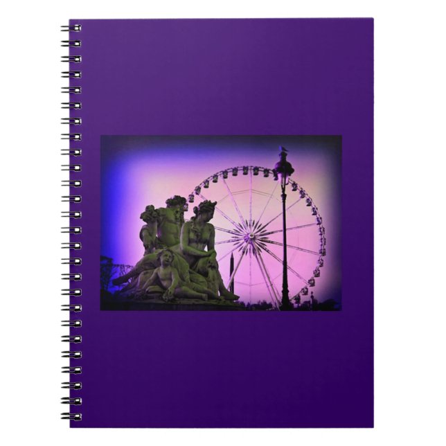 Colour Pinhole Place De La Concorde Notebook (Front)