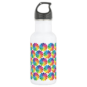 Colour Points Circle Pattern + your background 532 Ml Water Bottle