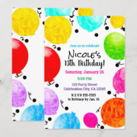 Colour Pop Fun Party Balloons Birthday Celebration