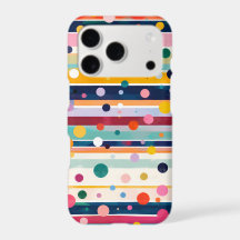 Colour Pop Polka Stripe Pattern