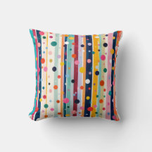 Colour Pop Polka Stripe Pattern