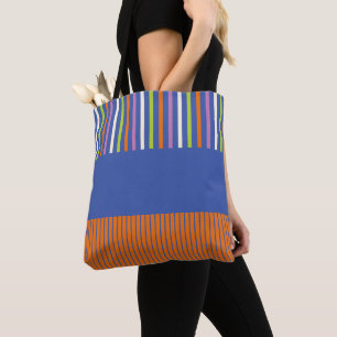 Colour Pop Stripes modern striped design Tote Bag
