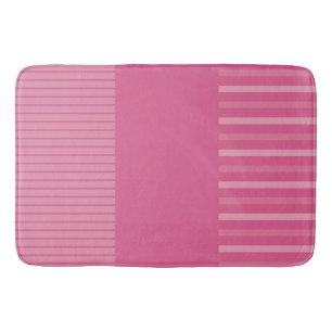 Colour Pop Stripes - Pink Bath Mat