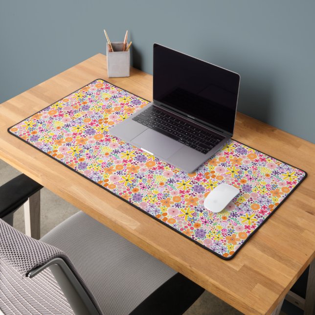 Colour Pop Wildflowers Desk Mat (Office 2)