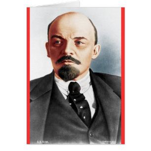 Colour portrait of Lenin